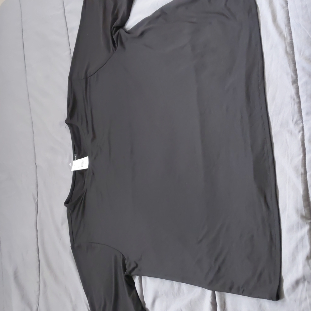 Lane Bryant Black Dolman Shirt